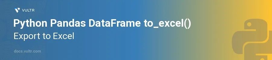 Master Data Export with pandas to_excel